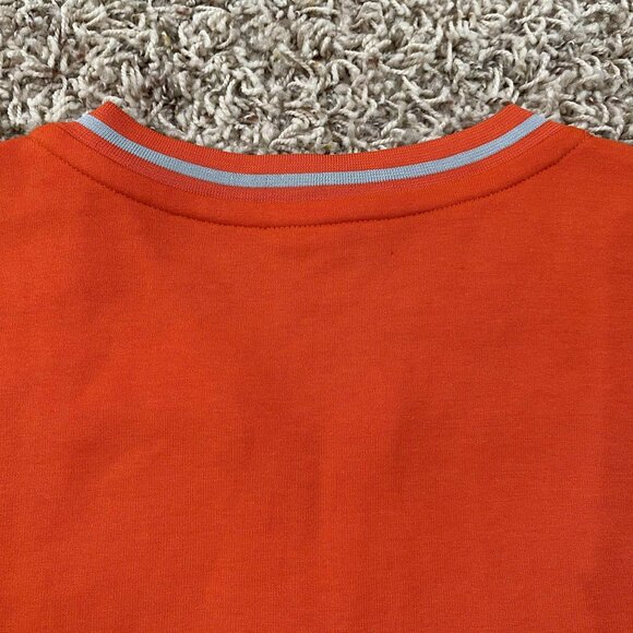 Nike Men’s Dri-FIT Half Zip Active Top Team Orange Gray, Size Large (New) - Picture 6 of 8